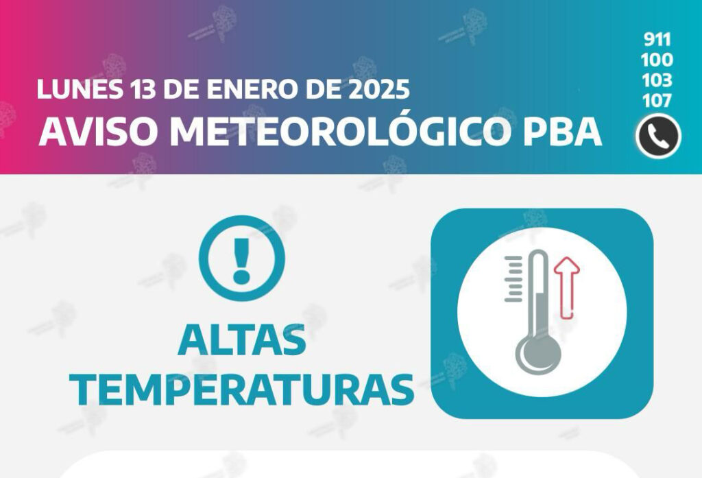 ALERTA POR ALTAS TEMPERATURAS: RECOMENDACIONES Y USO RACIONAL DEL AGUA