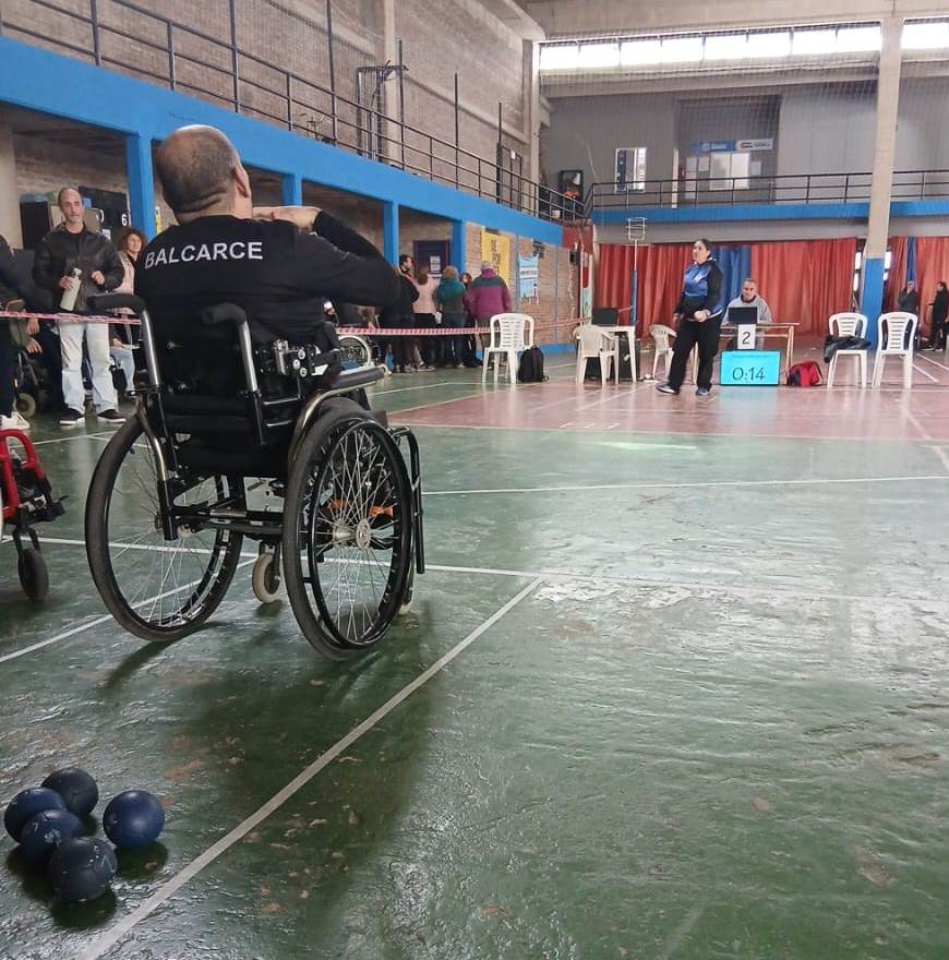 CLAUDIO ALBINO PARTICIPÓ EN UNA NUEVA FECHA DE LA LIGA DEL OESTE DE BOCCIA