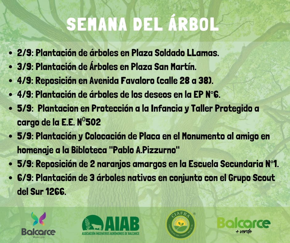 SEMANA DEL ÁRBOL EN BALCARCE