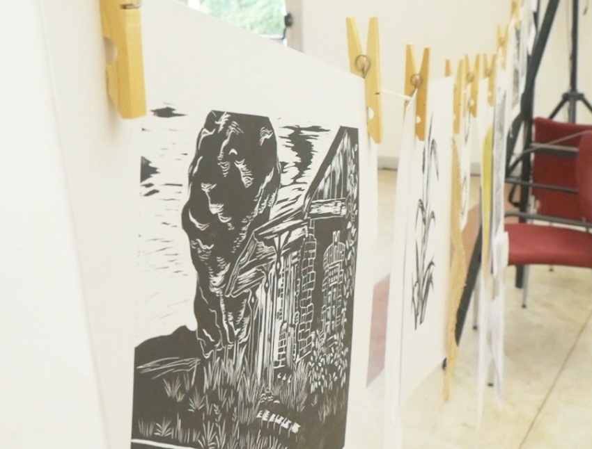 SE REALIZÓ TALLER DE IMPRESIÓN DE GRABADOS