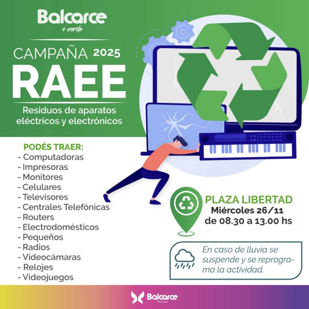 ÚLTIMA CAMPAÑA RAEE DEL AÑO