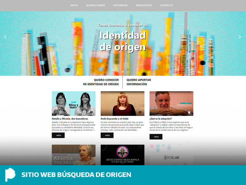 DESPUÉS DEL SILENCIO, EL ENCUENTRO: LA PROVINCIA PRESENTA EL ÚLTIMO SPOT DE LA CAMPAÑA SOBRE BÚSQUEDA DE ORIGEN