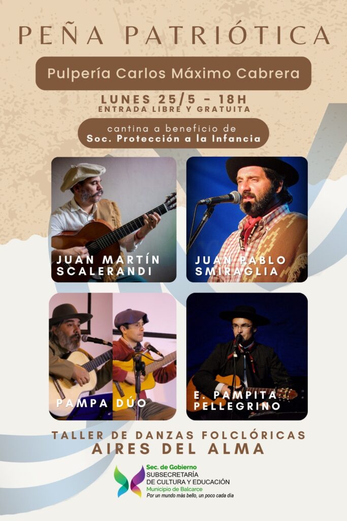 PEÑA PATRIÓTICA EN LA PULPERÍA, EL 25 DE MAYO