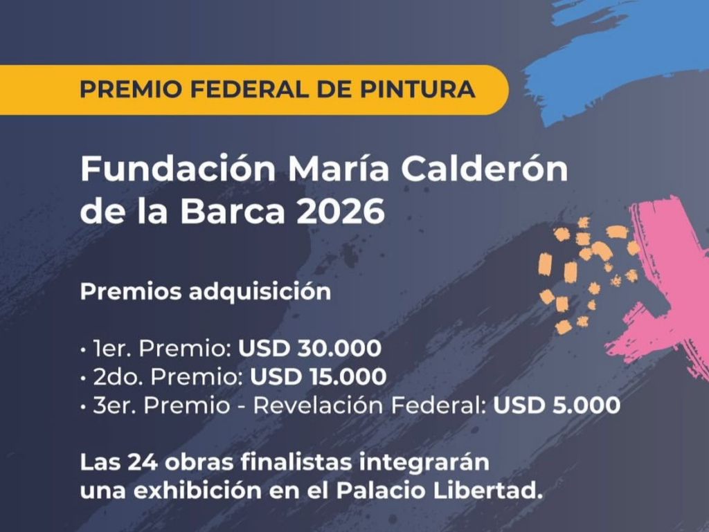 CONVOCATORIA A PARTICIPAR POR EL PREMIO FEDERAL DE PINTURA