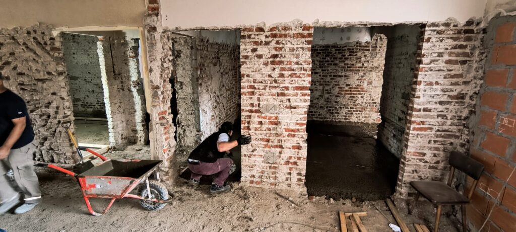 AVANZAN LAS OBRAS DE LA NUEVA GUARDIA DE PEDIATRÍA DEL HOSPITAL MUNICIPAL