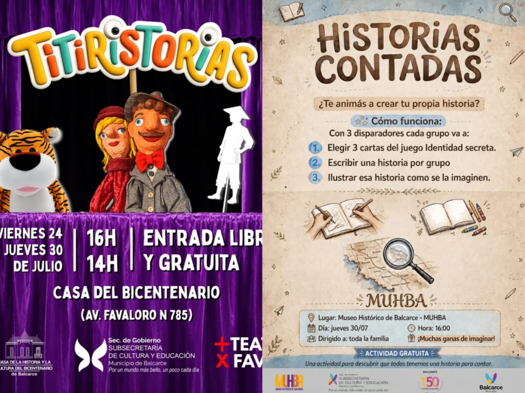 HOY: “TITIRISTORIAS” EN CULTURA E “HISTORIAS CONTADAS” EN EL MUHBA