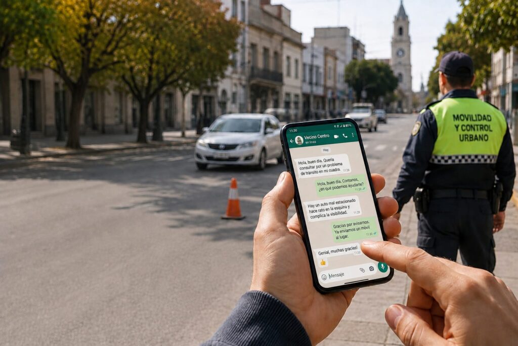 MOVILIDAD Y CONTROL URBANO HABILITÓ UN NUEVO CANAL DE CONTACTO CON LOS VECINOS