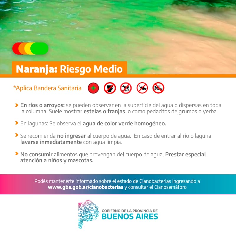 ALERTA NARANJA POR CIANOBACTERIAS: BALCARCE ENTRE LOS 13 MUNICIPIOS BAJO VIGILANCIA