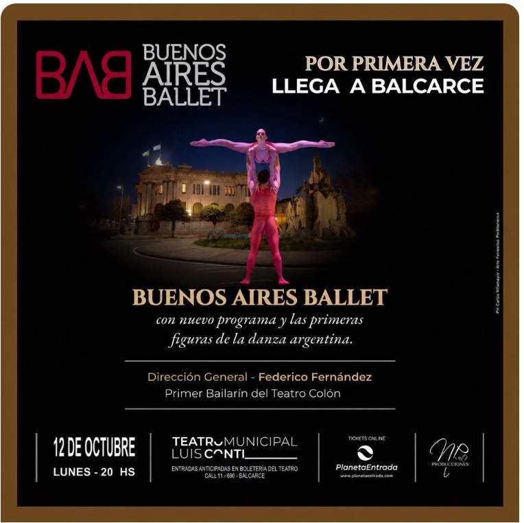 BUENOS AIRES BALLET SE PRESENTARÁ POR PRIMERA VEZ EN BALCARCE