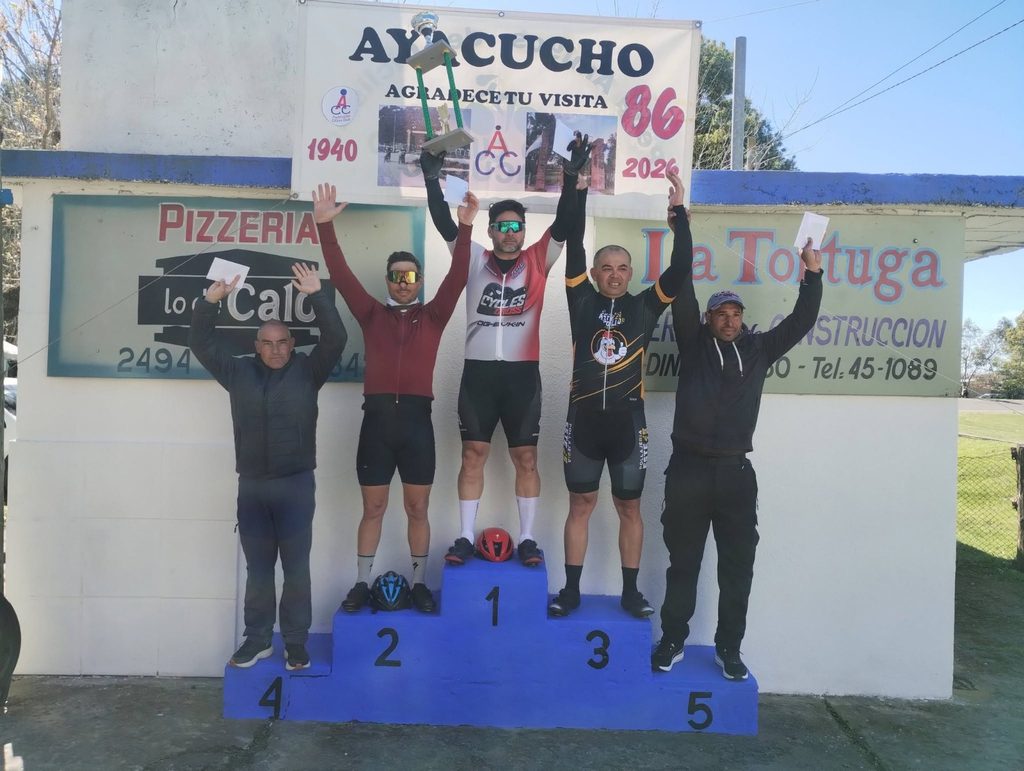 BUENOS RESULTADOS DE CICLISTAS BALCARCEÑOS EN AYACUCHO